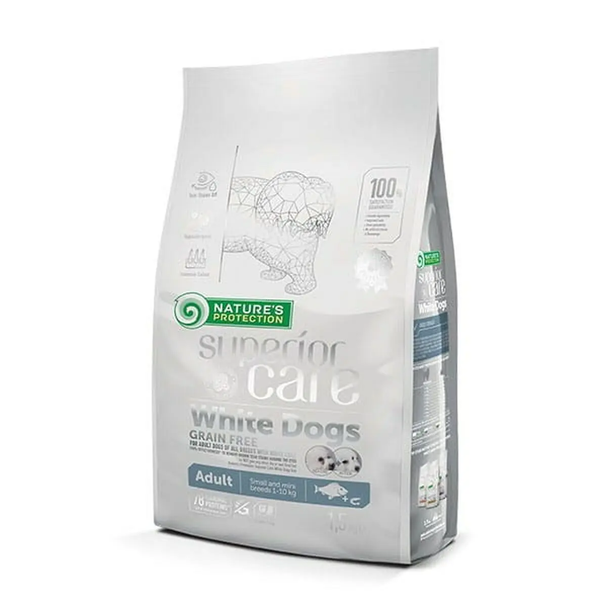 Io penso NATURE'S PROTECTION Superior Care White Dogs Pesce 1,5 Kg