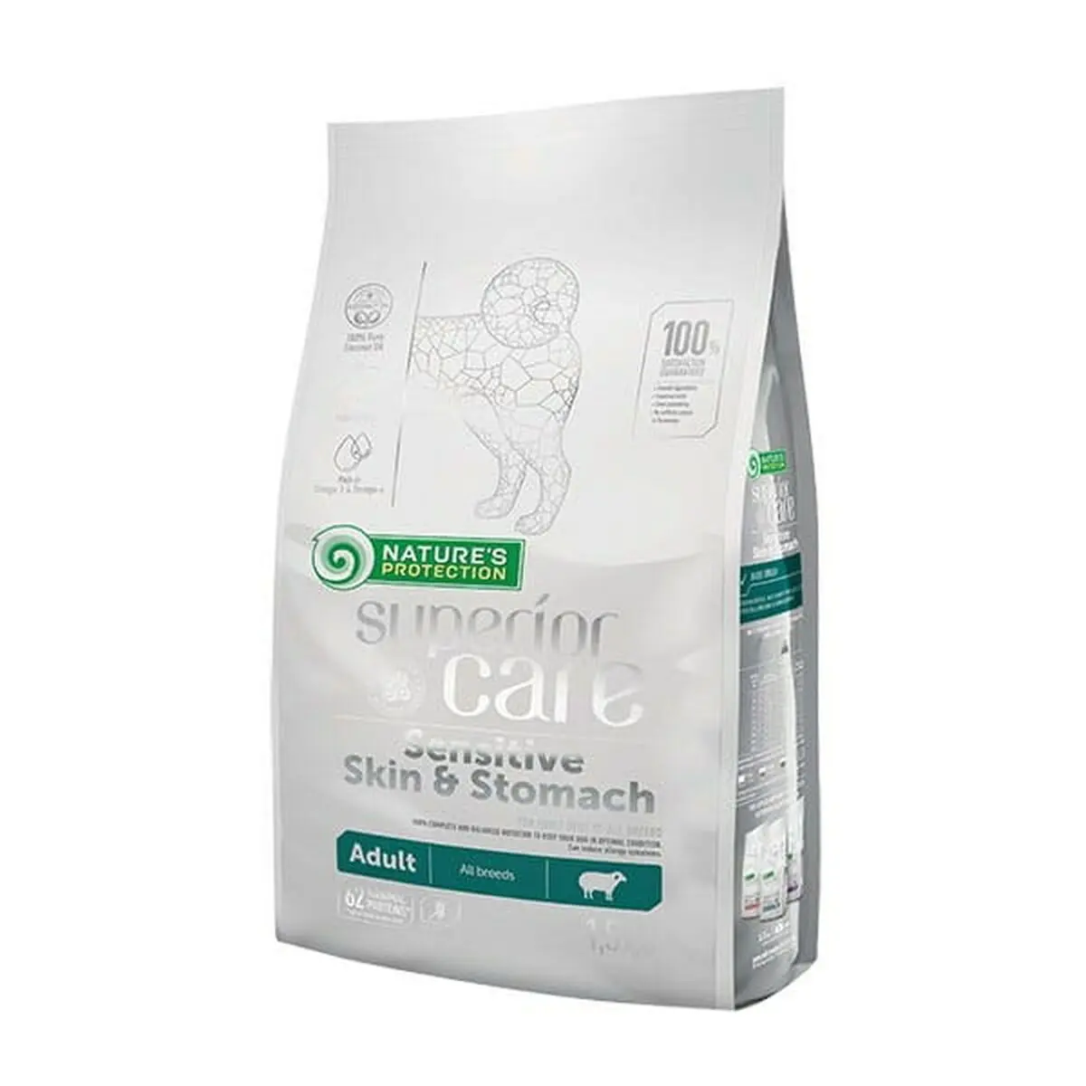 Io penso NATURE'S PROTECTION Superior Care Skin & Stomach Agnello 1,5 Kg