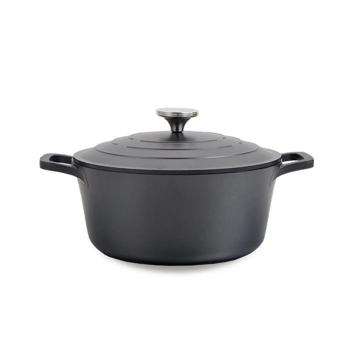 Pentola con Coperchio Feel Maestro MR-4524 Nero Alluminio Ø 24 cm 4,2 L