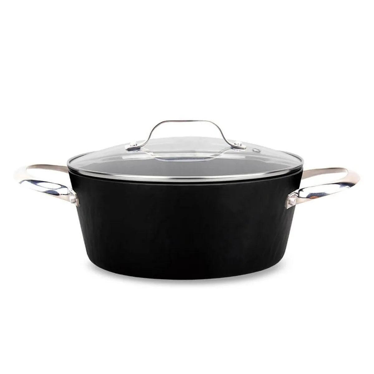 Pentola con Coperchio Feel Maestro MR-4420 Nero Alluminio Ø 20 cm 2,2 L