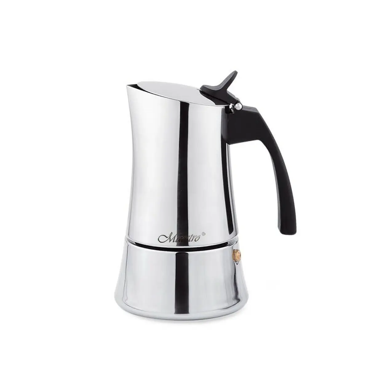 Cafettiera Italiana Feel Maestro MR-1668-6 Argentato Acciaio inossidabile 18/10 300 ml 6 Tazze