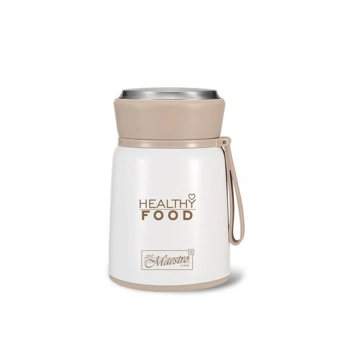 Thermos Feel Maestro MR-1646-53 Bianco Ecru Acciaio inossidabile Plastica/Acciaio inossidabile 530 ml