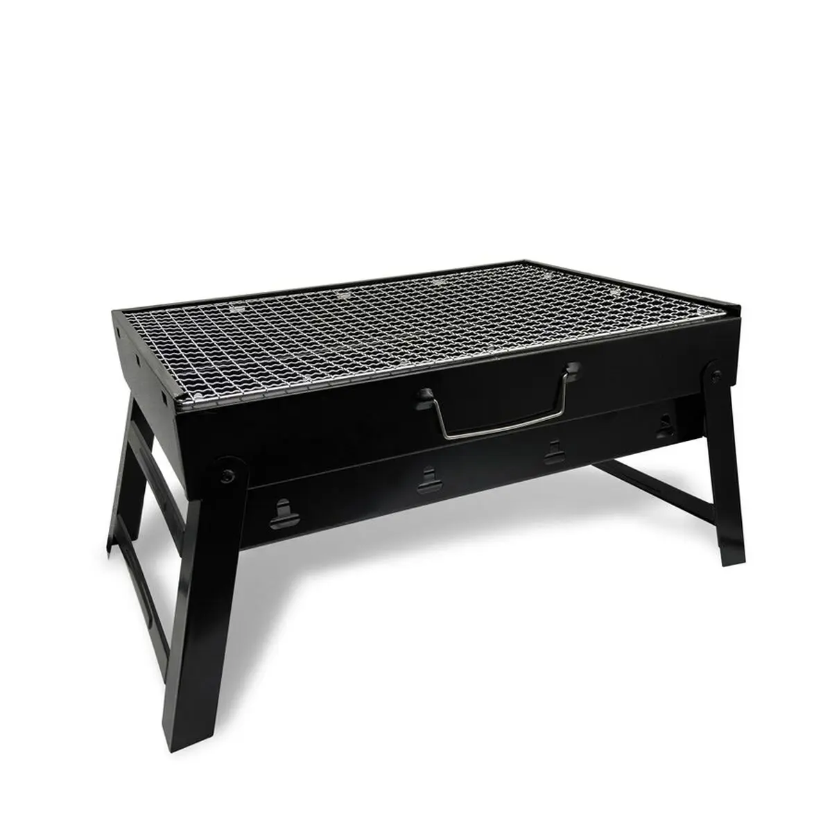 Barbecue a Carboni con Ruote Feel Maestro MR-1010 Nero Metallo