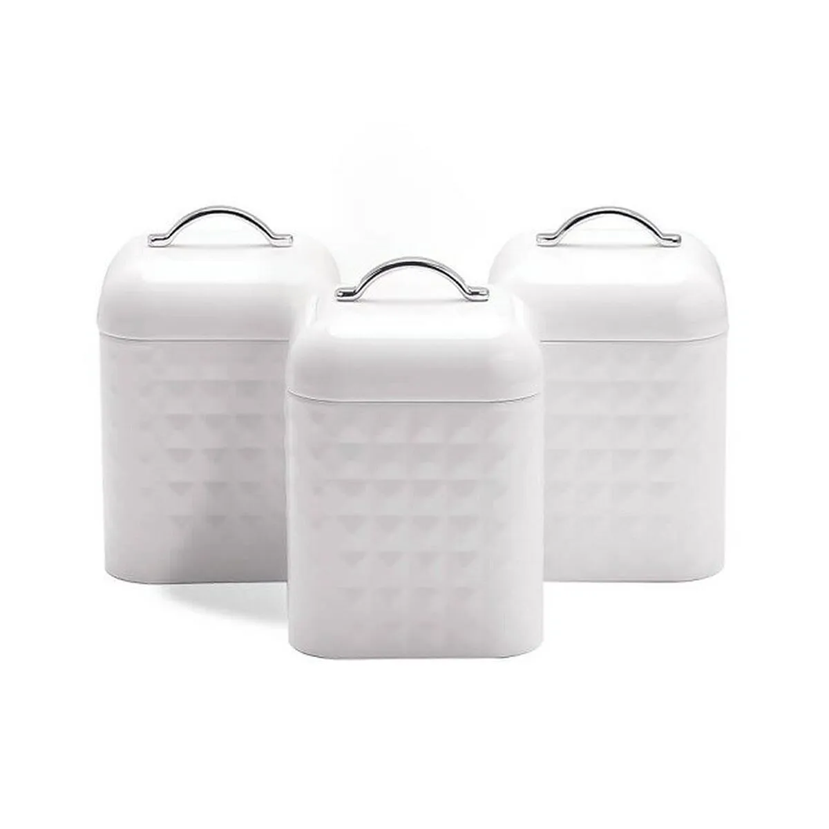 Set di Barattoli Feel Maestro MR-1676-3S-WHITE 3 Unità