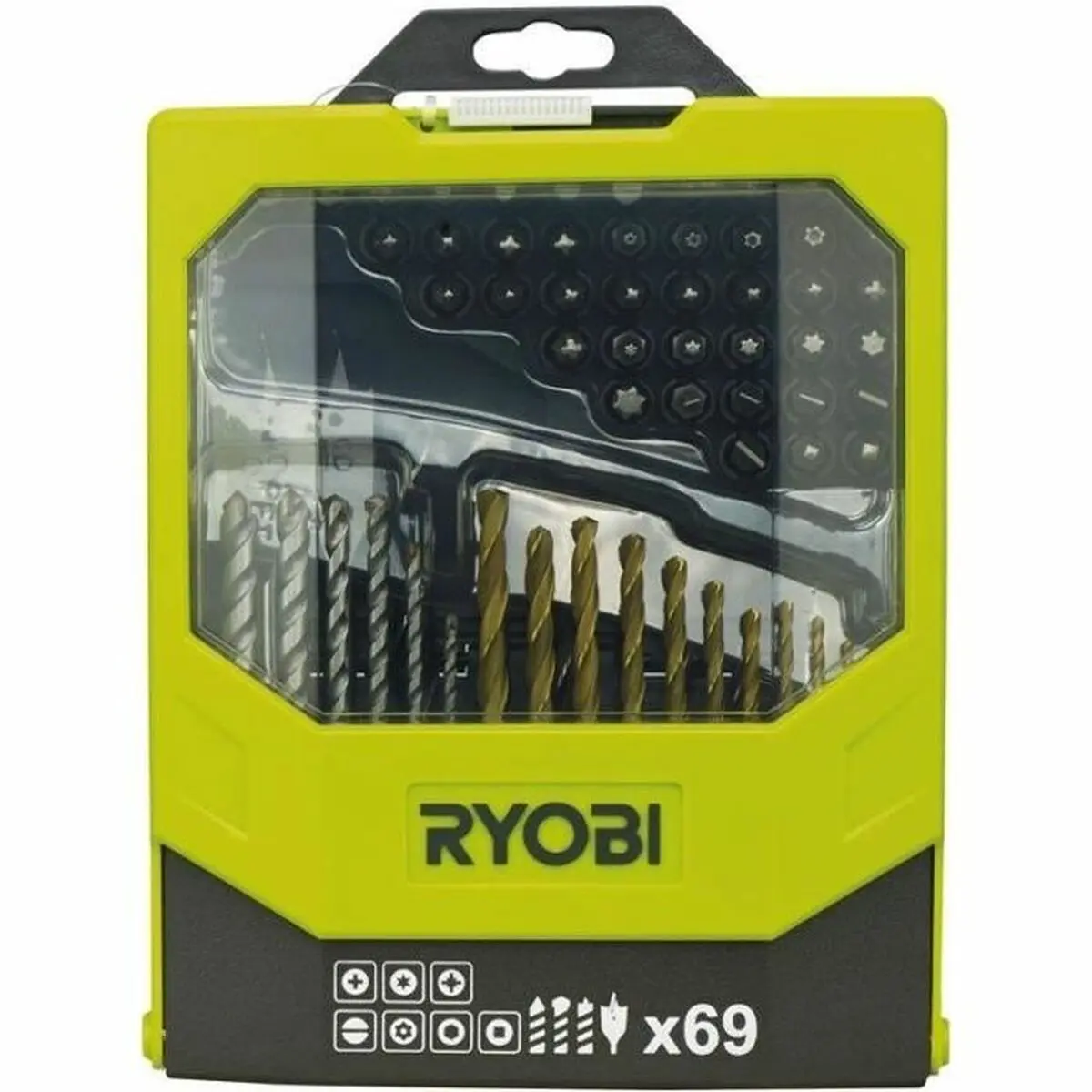 Set di trapani Ryobi 69 Pezzi