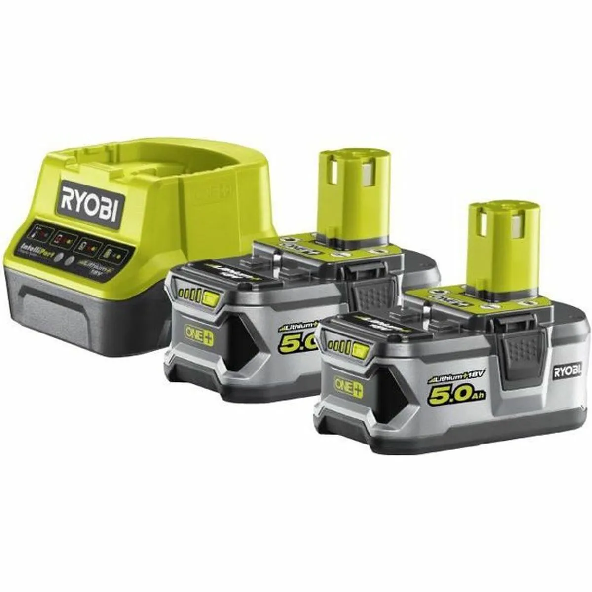 Set di caricabatterie e batterie ricaricabili Ryobi RC18120-250 Litio Ion 5 Ah 18 V