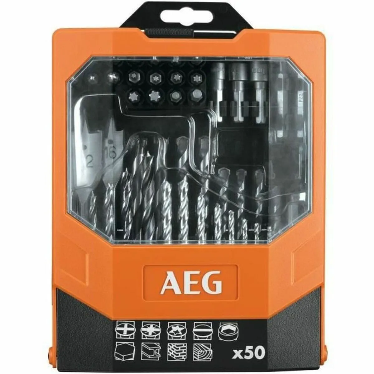 Set di punte AEG Powertools AAKDD50 50 Pezzi