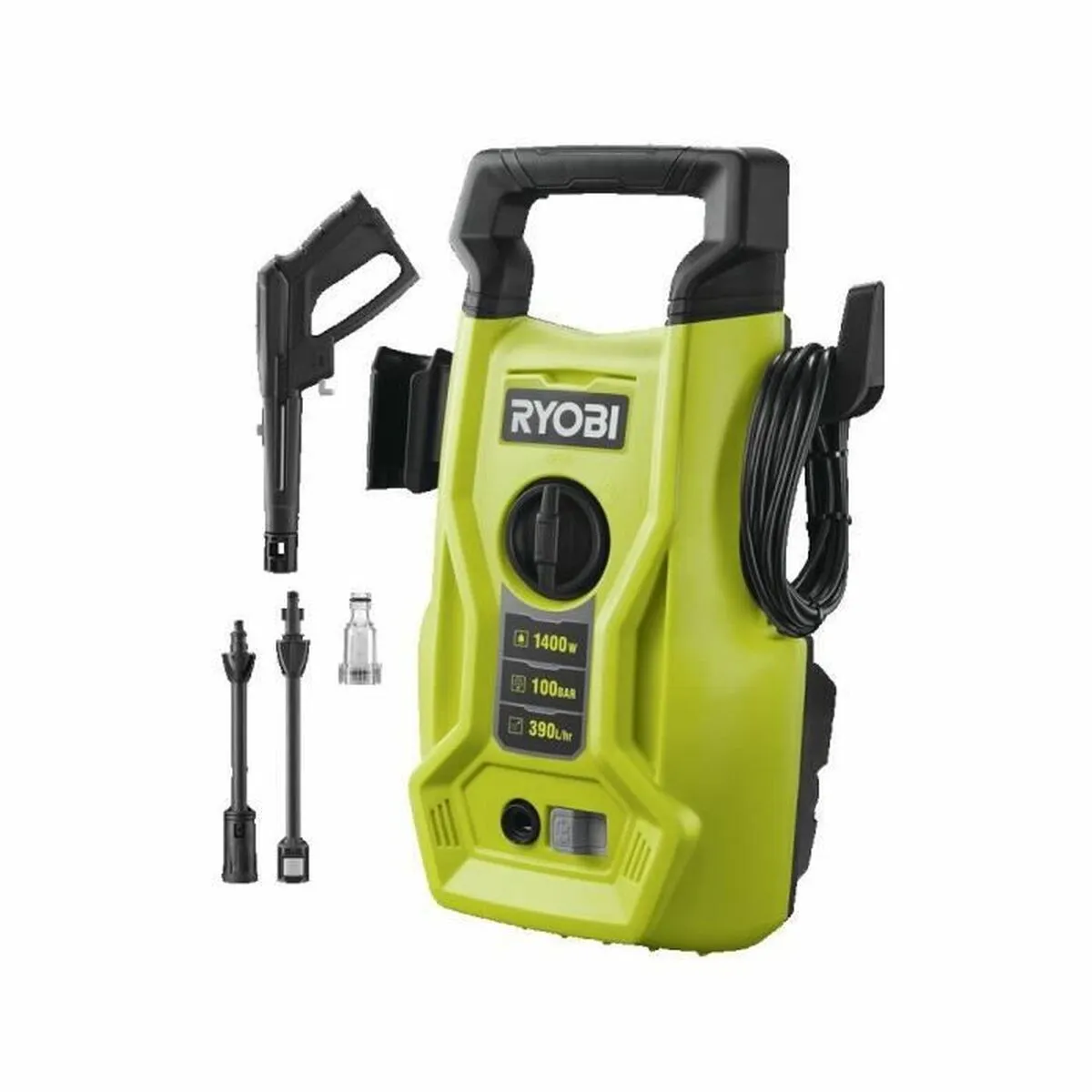 Idropulitrice Ryobi Ry100pwa Lance Vario 1400 W 100 bar 360 l/h