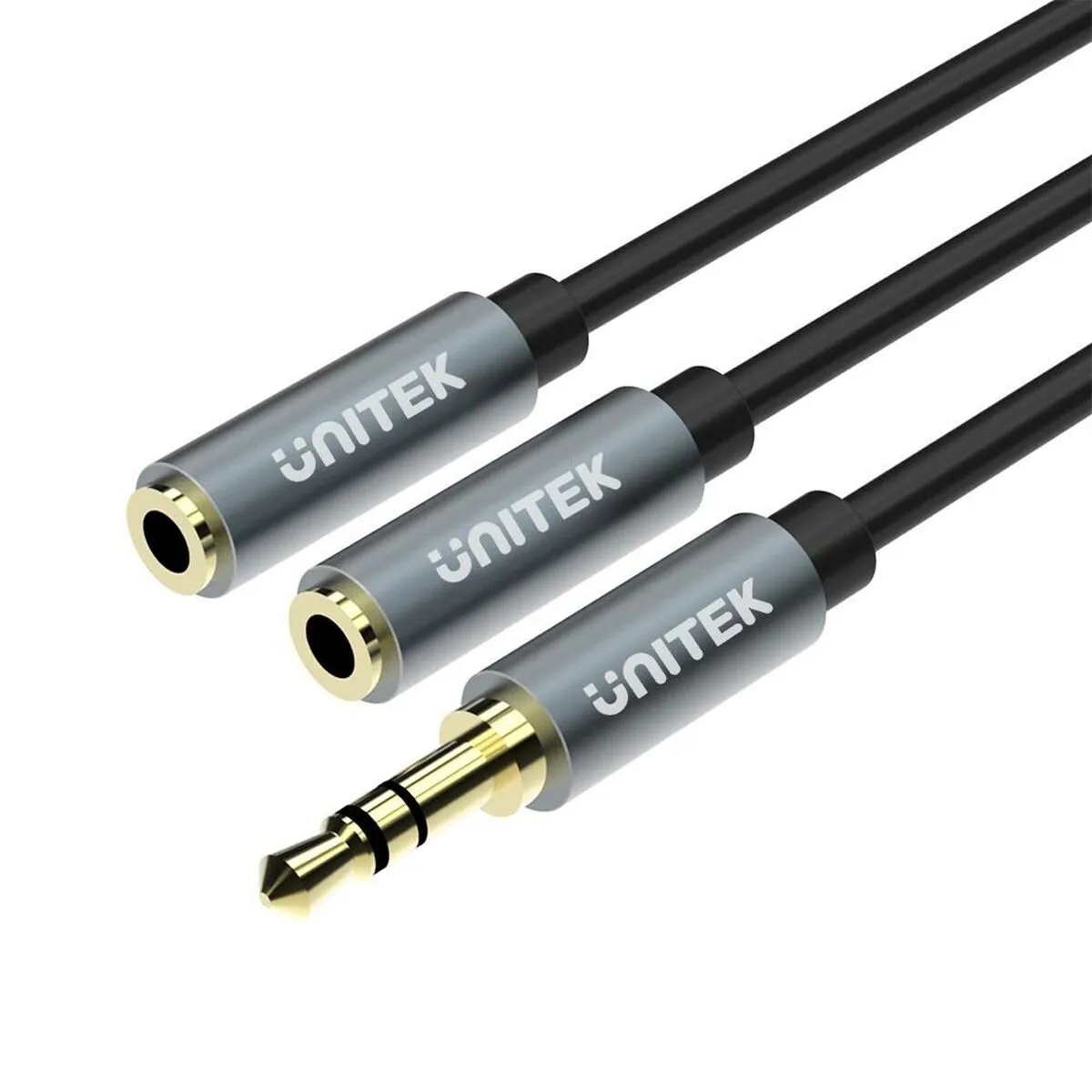 Cavo Audio Jack (3,5 mm) Divisore Unitek Y-C956ABK 20 cm