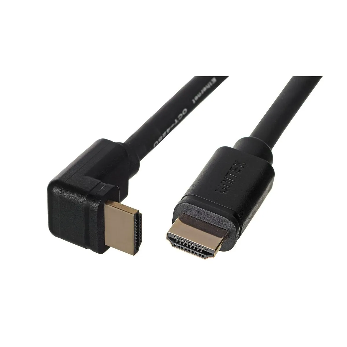 Cavo HDMI Unitek Y-C1001 Ad angolo Nero 2 m