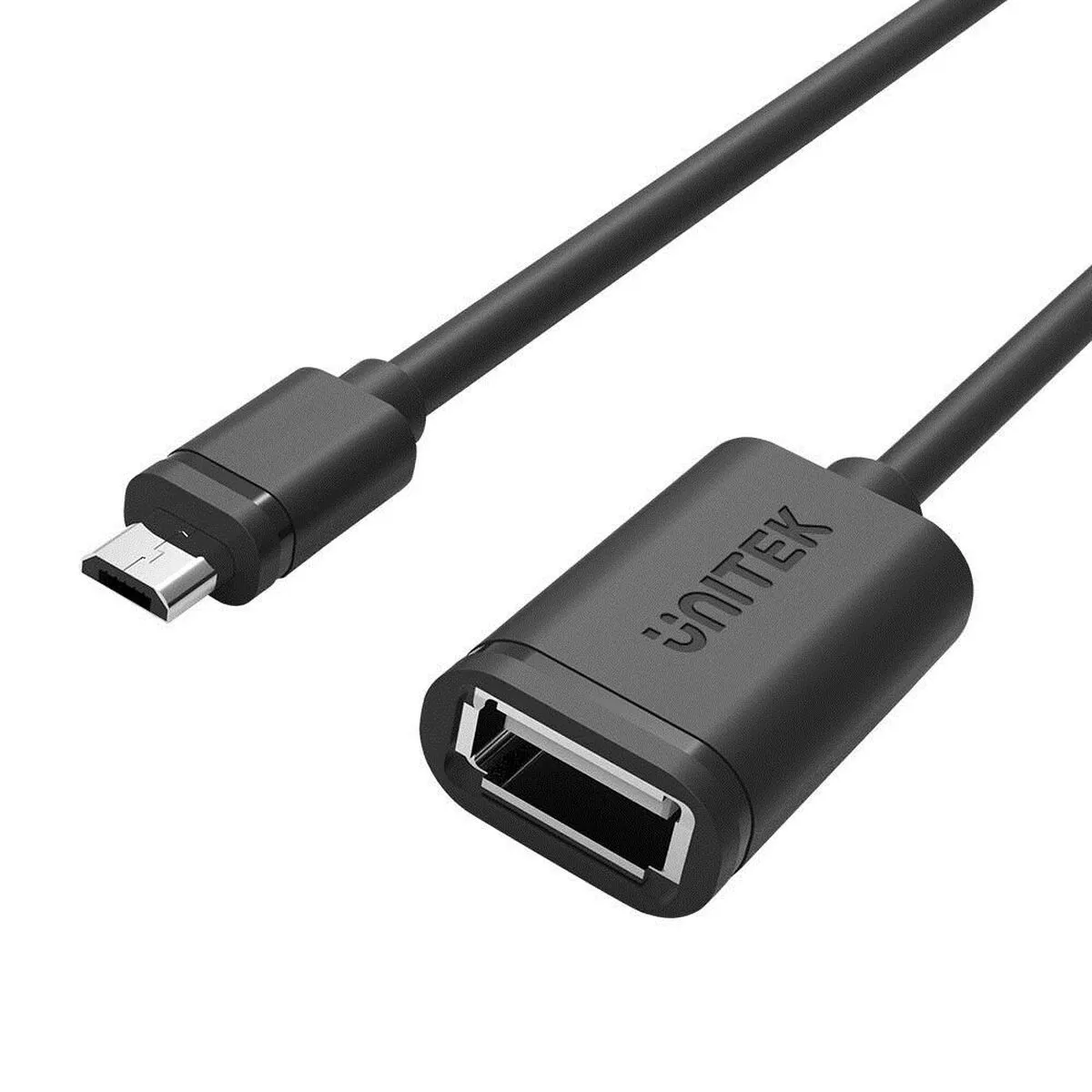 Adattatore Micro USB con USB Unitek Y-C438GBK Nero 20 cm