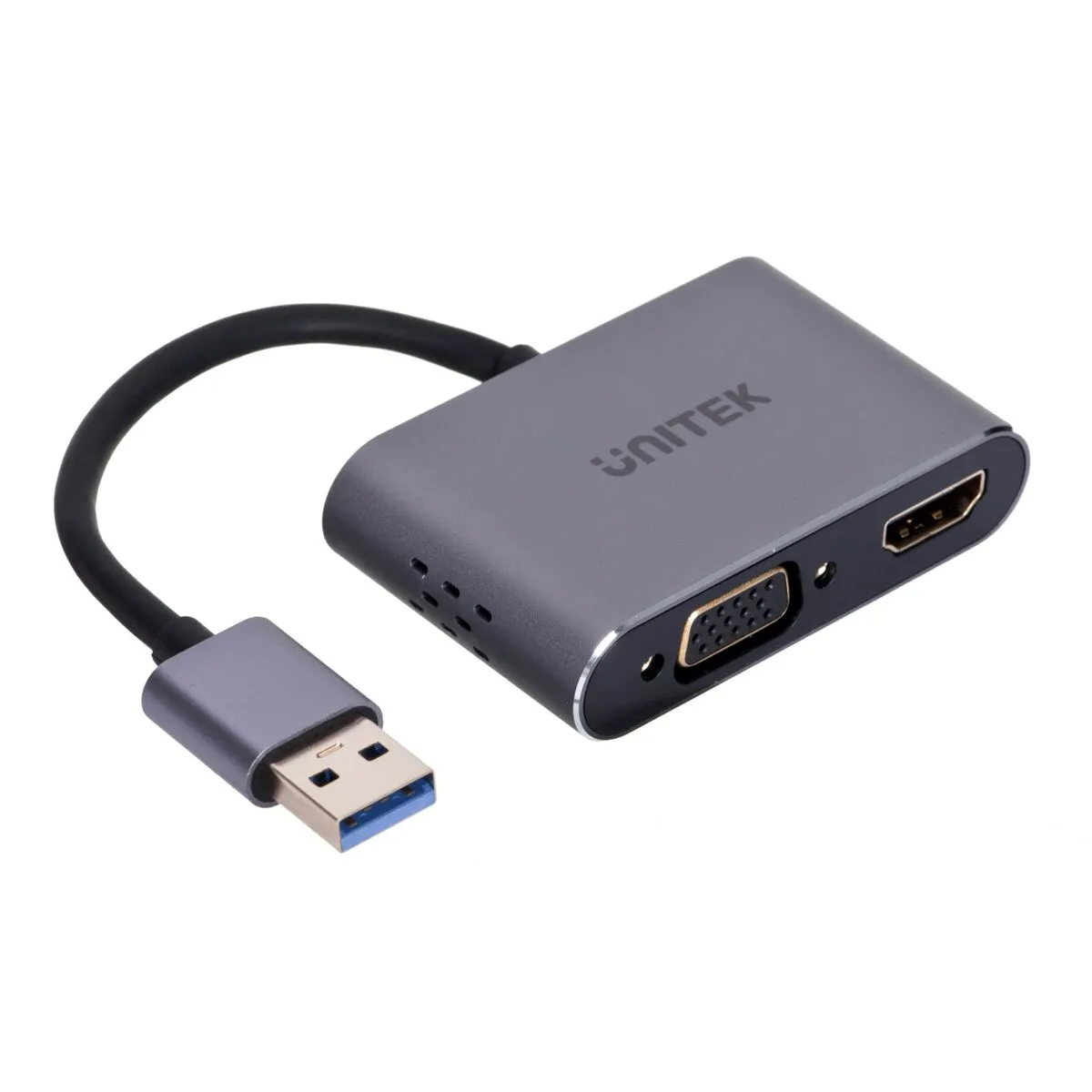 Adattatore USB con VGA/HDMI Unitek V1304A 15 cm