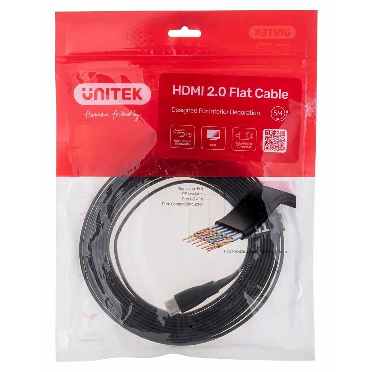 Cavo HDMI Unitek C11063BK-5M Nero 5 m