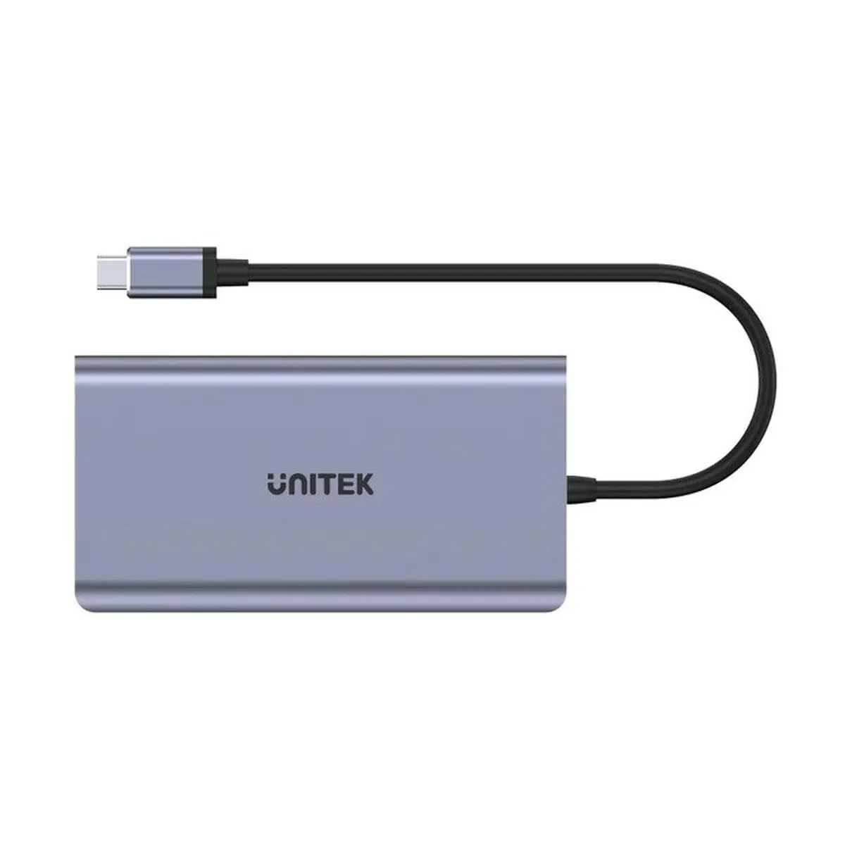 Hub USB Unitek D1019B Grigio 100 W