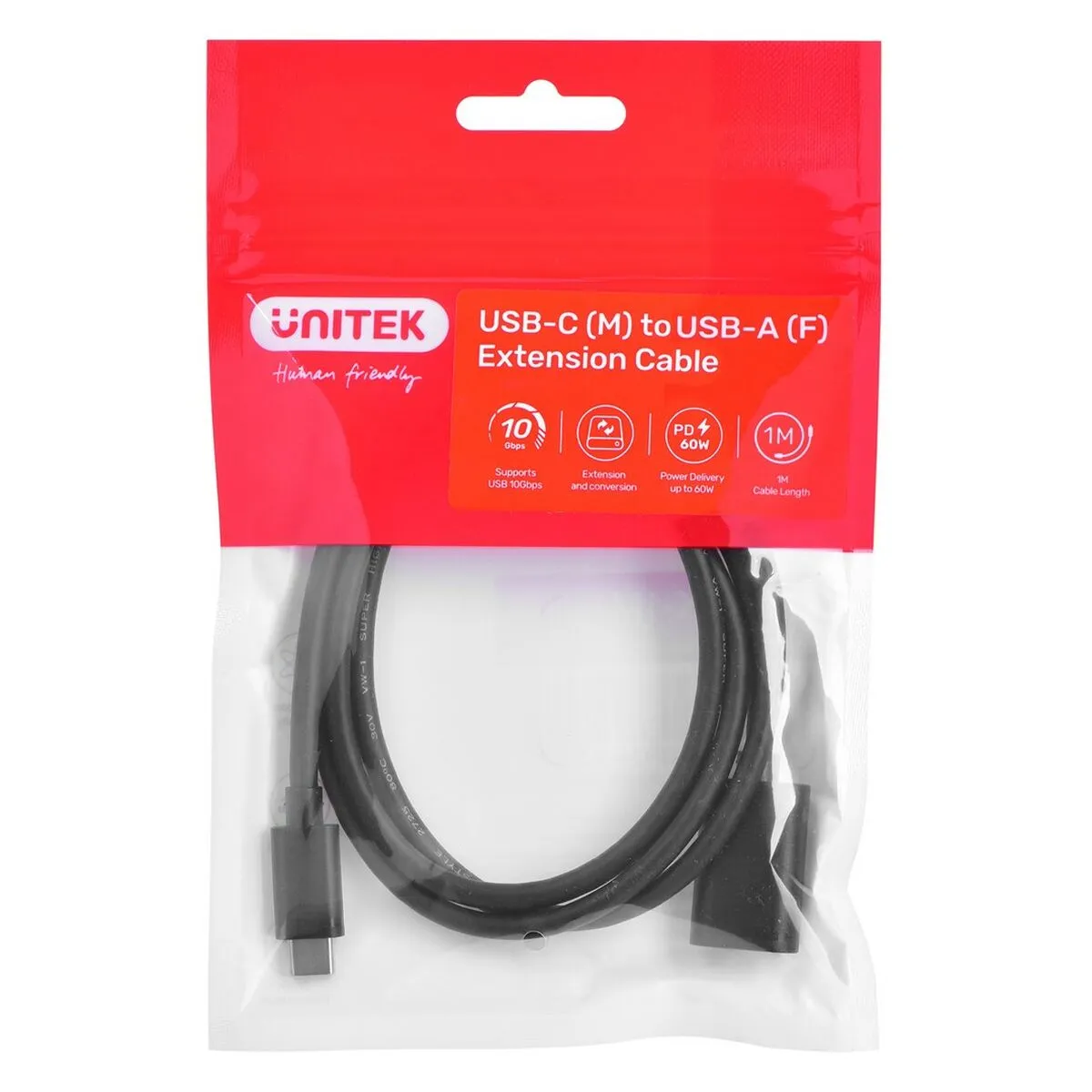 Cavo da USB-C a USB Unitek C476BK-1M 1 m