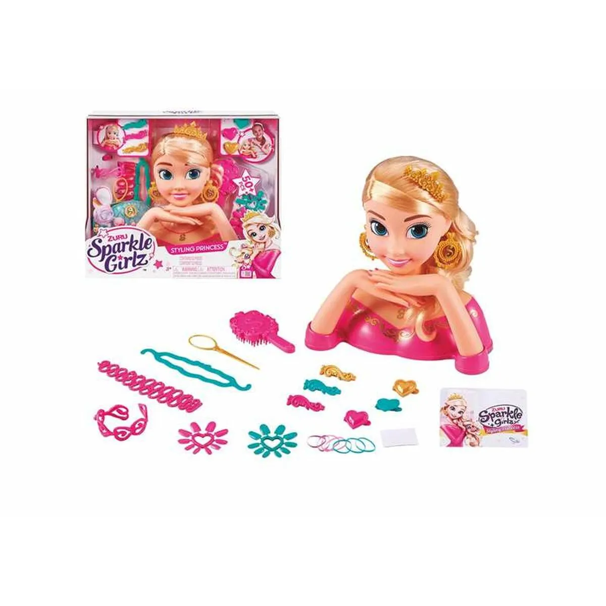 Bambola da Pettinare Sparkle Girlz Busto