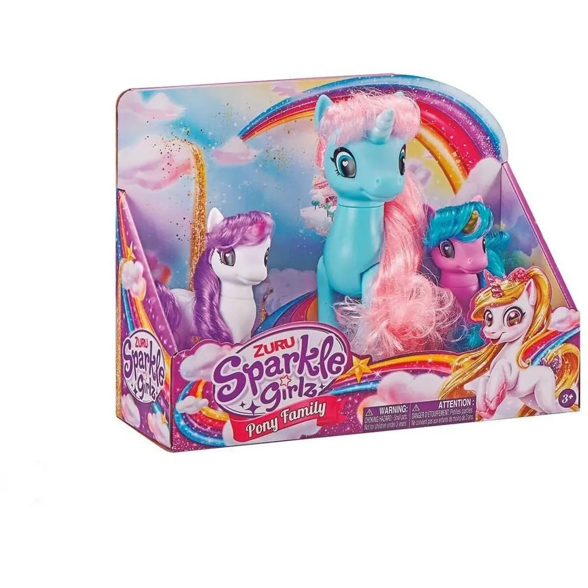 3 figure di animali Sparkle Girlz Unicorno