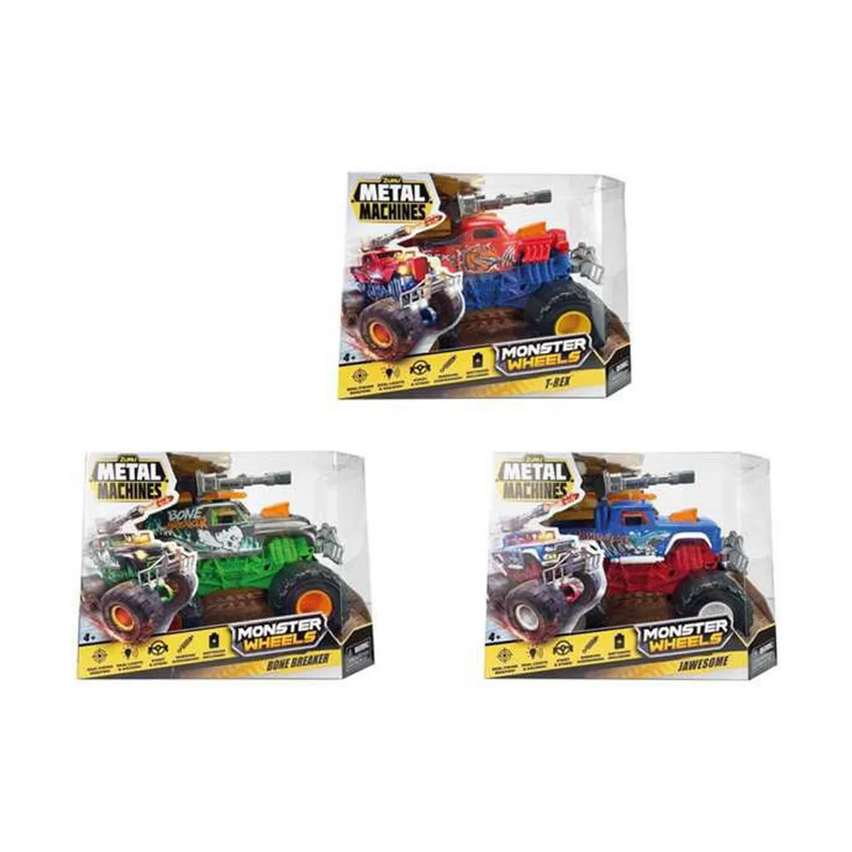 Monster Truck Zuru Metal Machines Suono Luci