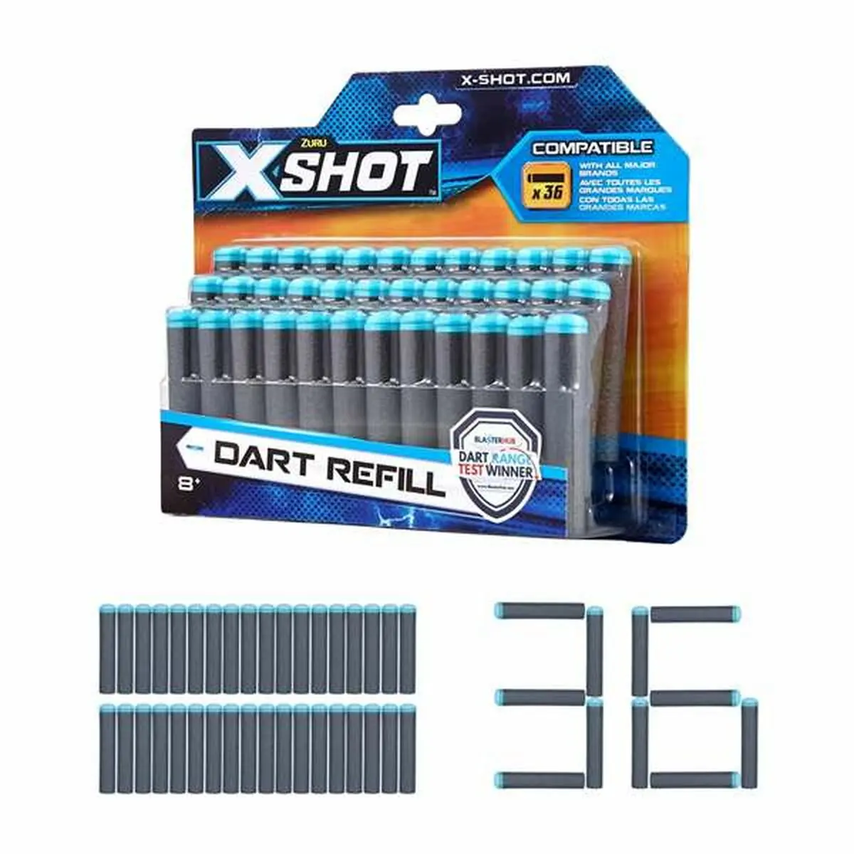 Freccette Zuru X-Shot 36 Unità