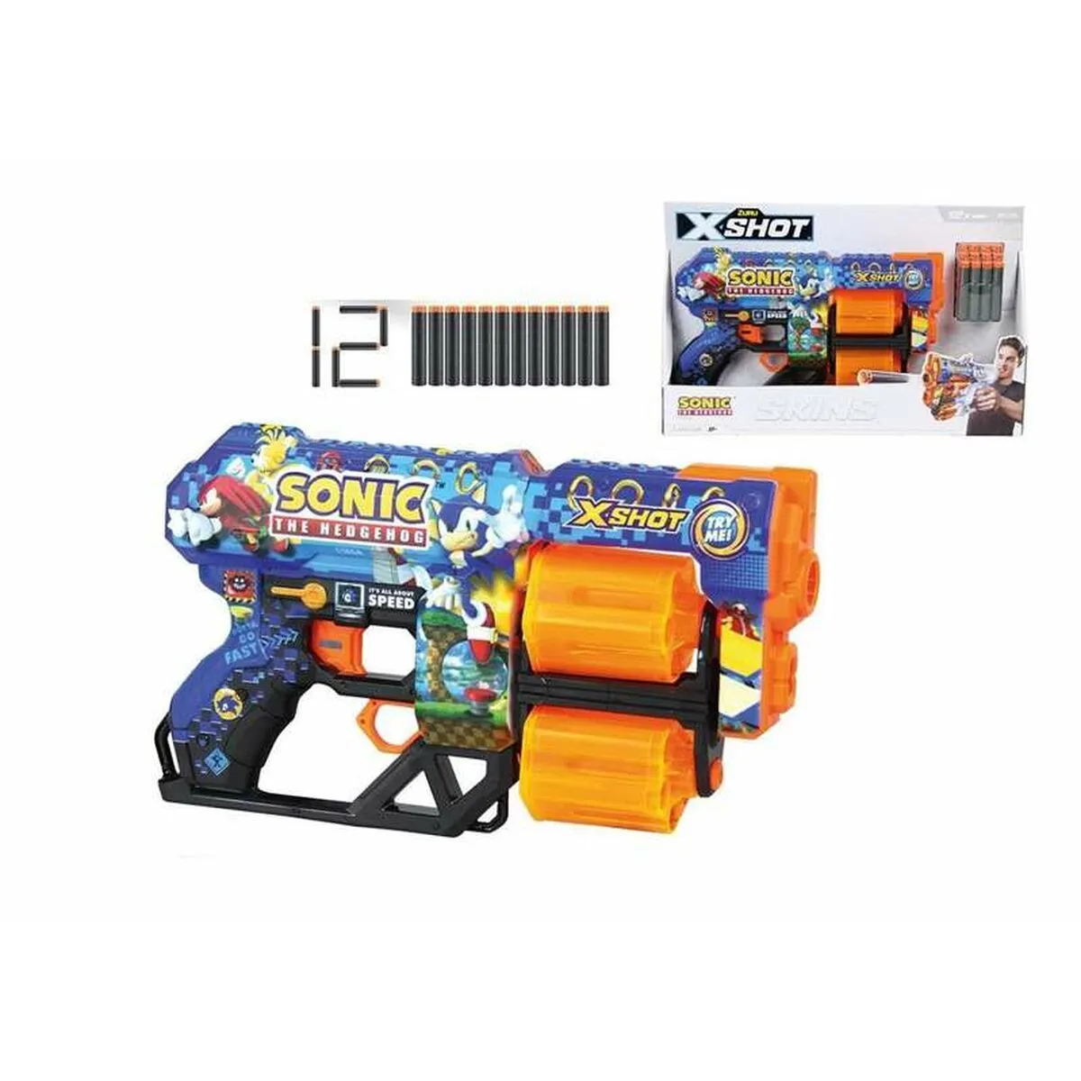 Pistola X-Shot Sonic Skins