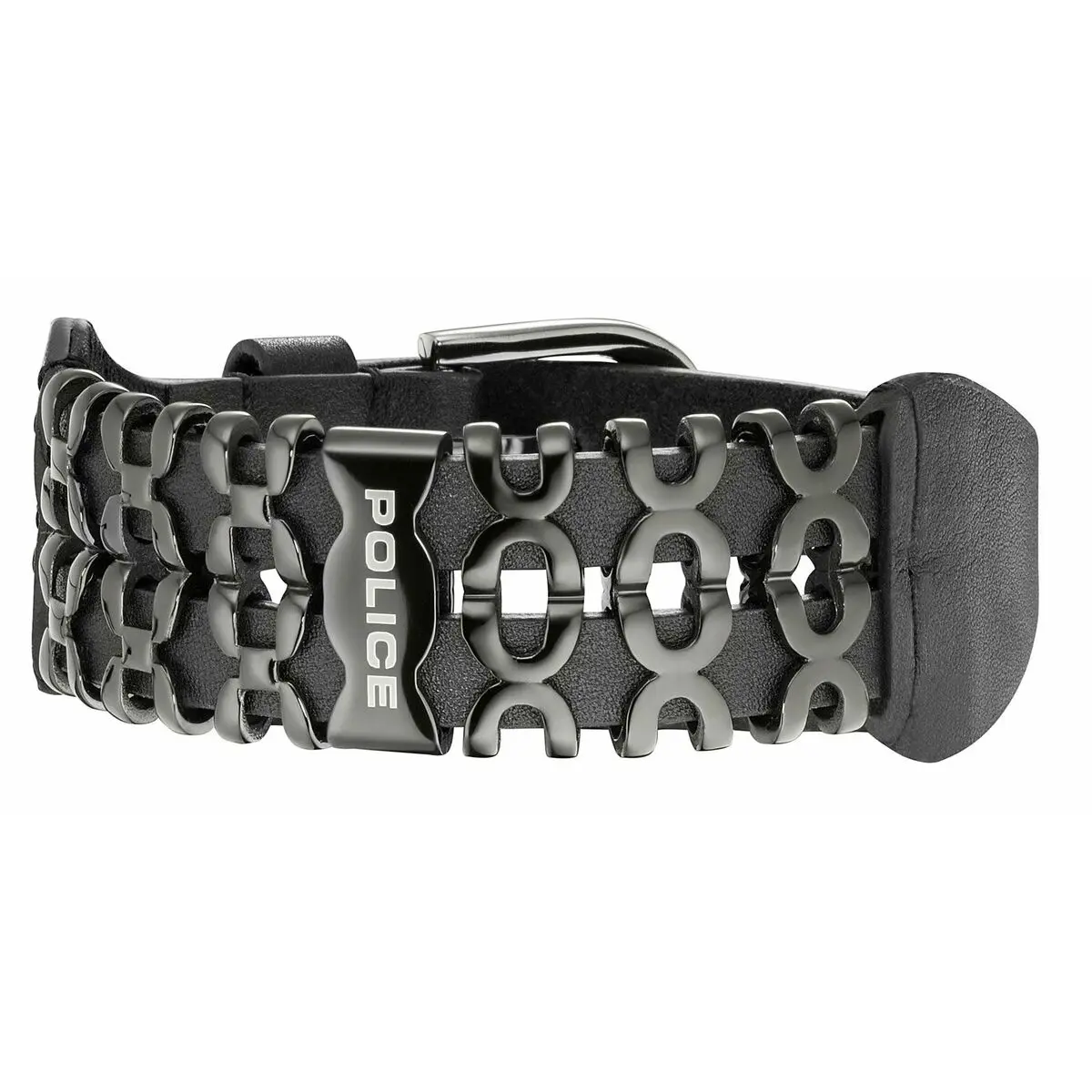 Bracciale Uomo Police PJ26145BLB.02 Pelle 19 cm