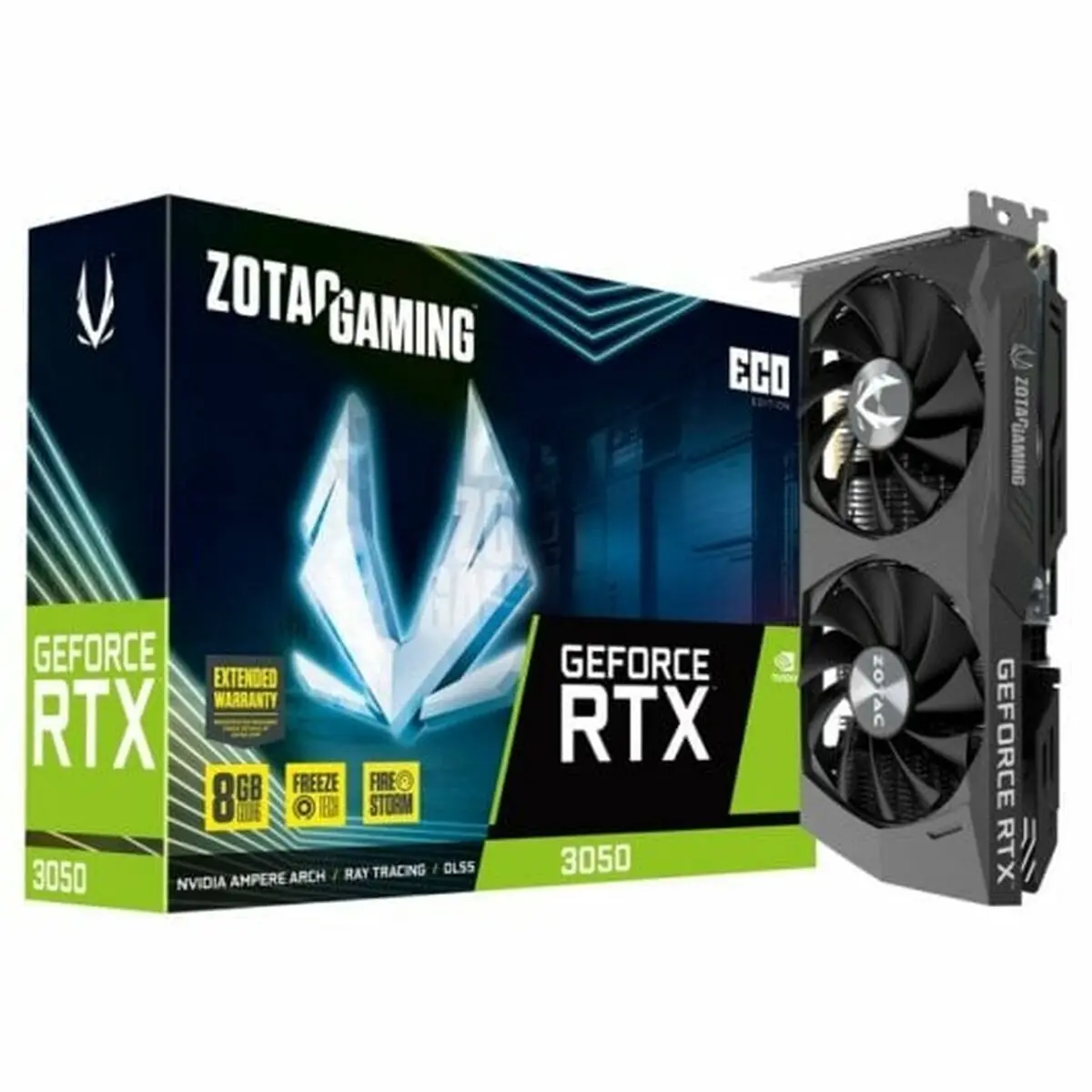 Scheda Grafica Zotac GeForce RTX 3050 ECO 8 GB GDDR6X 8 GB RAM