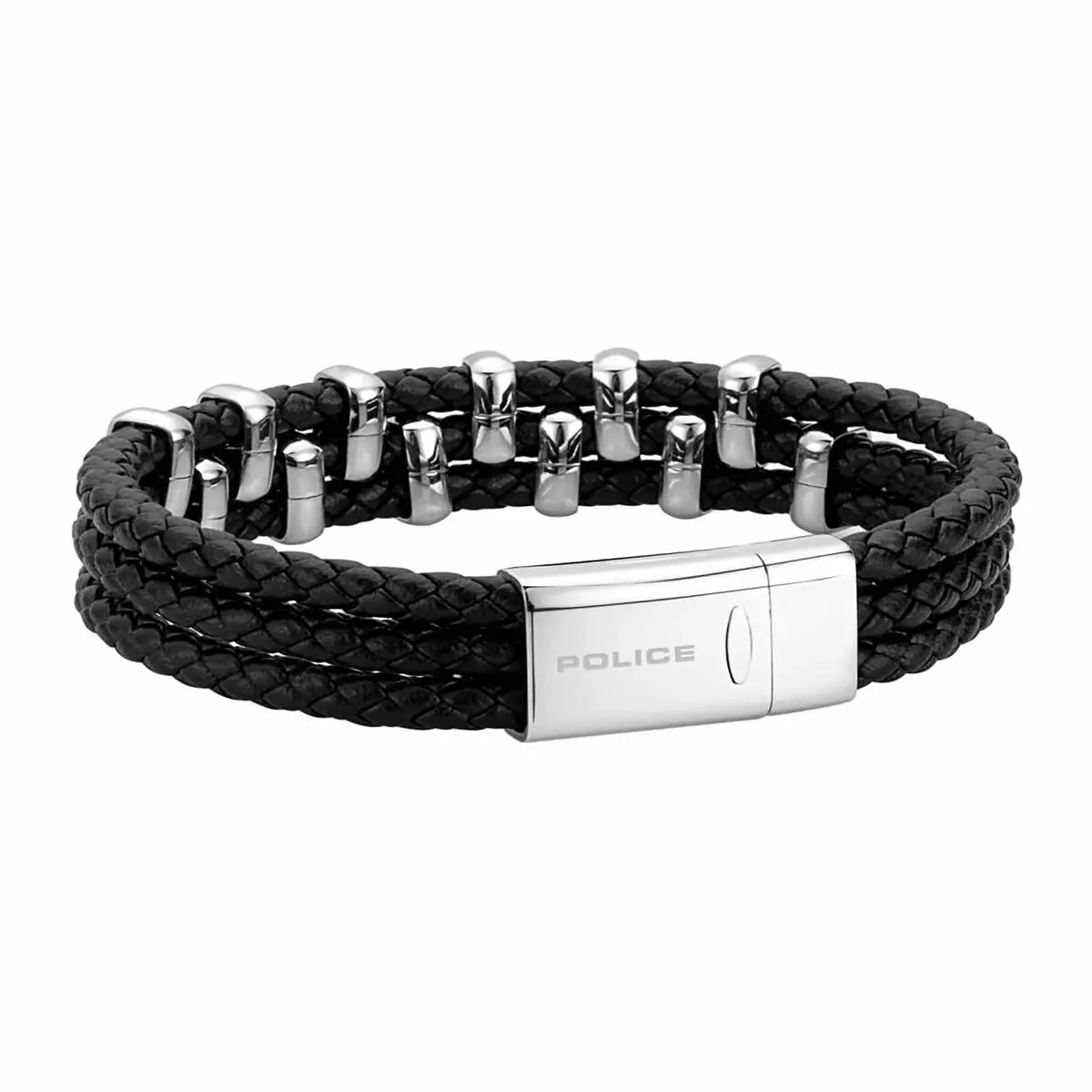 Bracciale Uomo Police PJ26321BLSB.01-S Pelle 19 cm