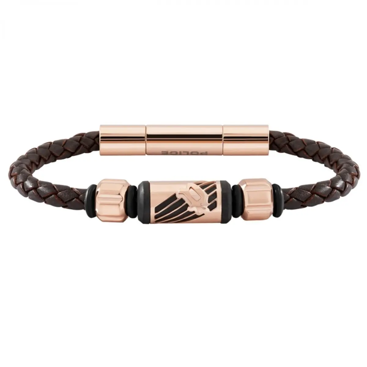 Bracciale Uomo Police PJ26466BLC.03A Pelle 19 cm