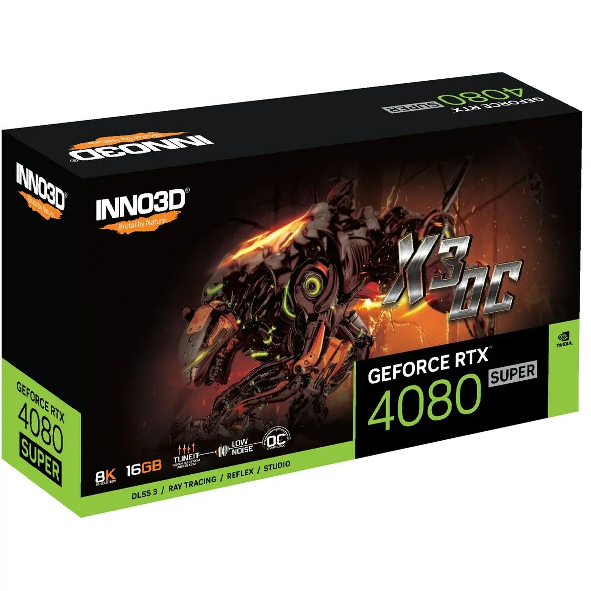 Scheda Grafica INNO3D N408S3-166XX-187049N NVIDIA GeForce RTX 4080 16 GB GDDR6X