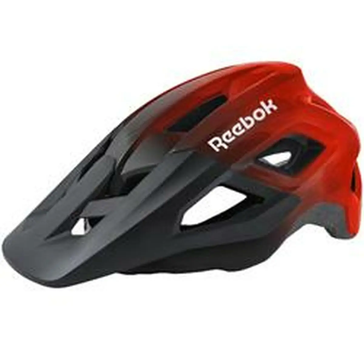 Casco da Ciclismo per Adulti Reebok Nero Rosso Visiera