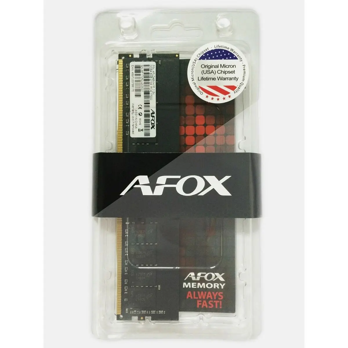 Memoria RAM Afox AFLD44FK1P 4 GB 2666 MHz CL15 DDR4