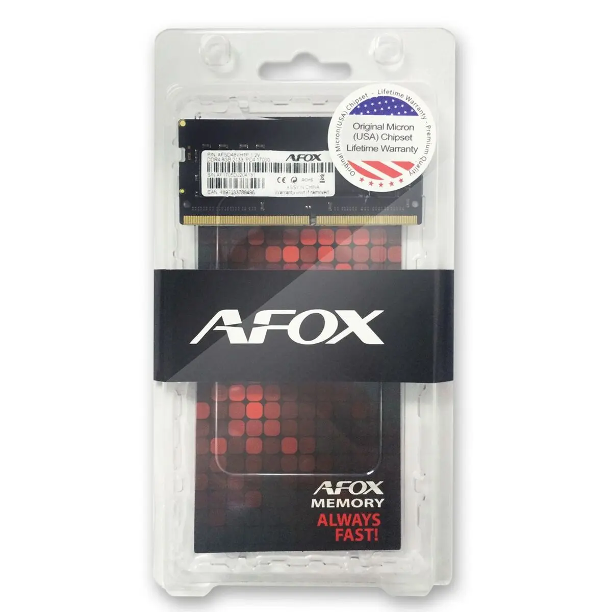 Memoria RAM Afox AFSD48VH1P 8 GB DDR4 2133 MHz CL15