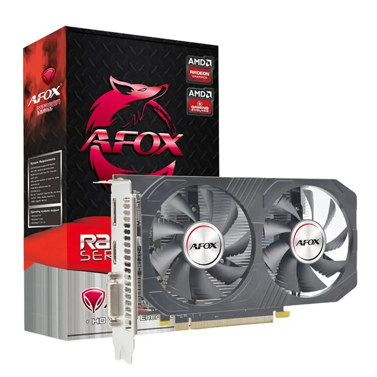 Scheda Grafica Afox AFRX550-8192D5H4-V6 Radeon RX 550 8 GB GDDR5