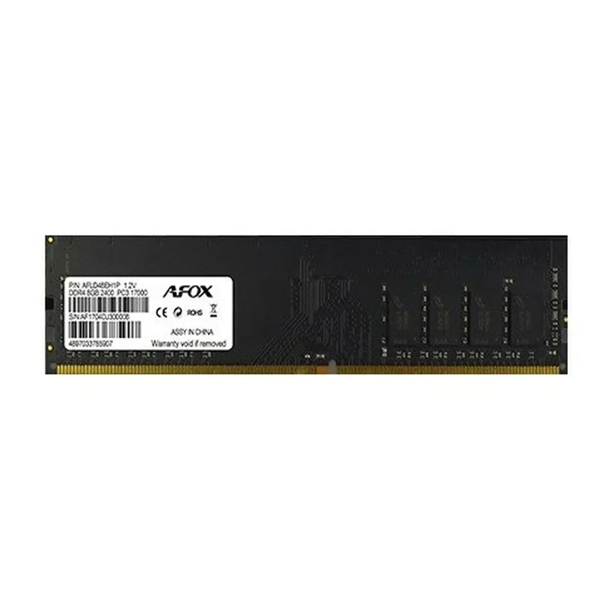 Memoria RAM Afox AFLD48EH1P 8 GB DDR4 2400 MHz CL17