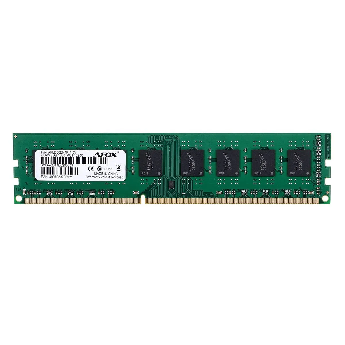 Memoria RAM Afox DDR3 1600 UDIMM CL11 8 GB