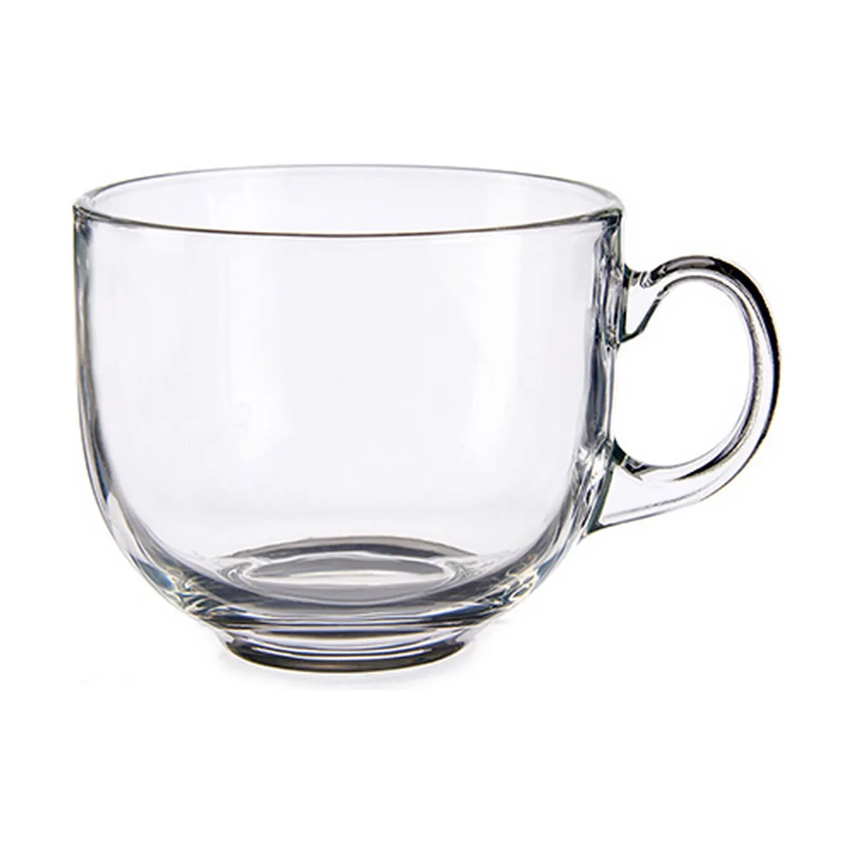 Tazza Jumbo Trasparente Vetro (470 ml) (6 Unità)