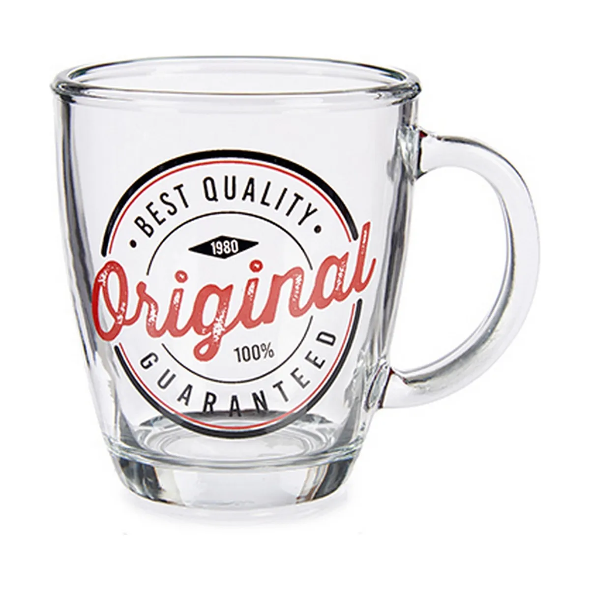 Tazza Mug Original Trasparente Vetro (320 ml) (6 Unità)