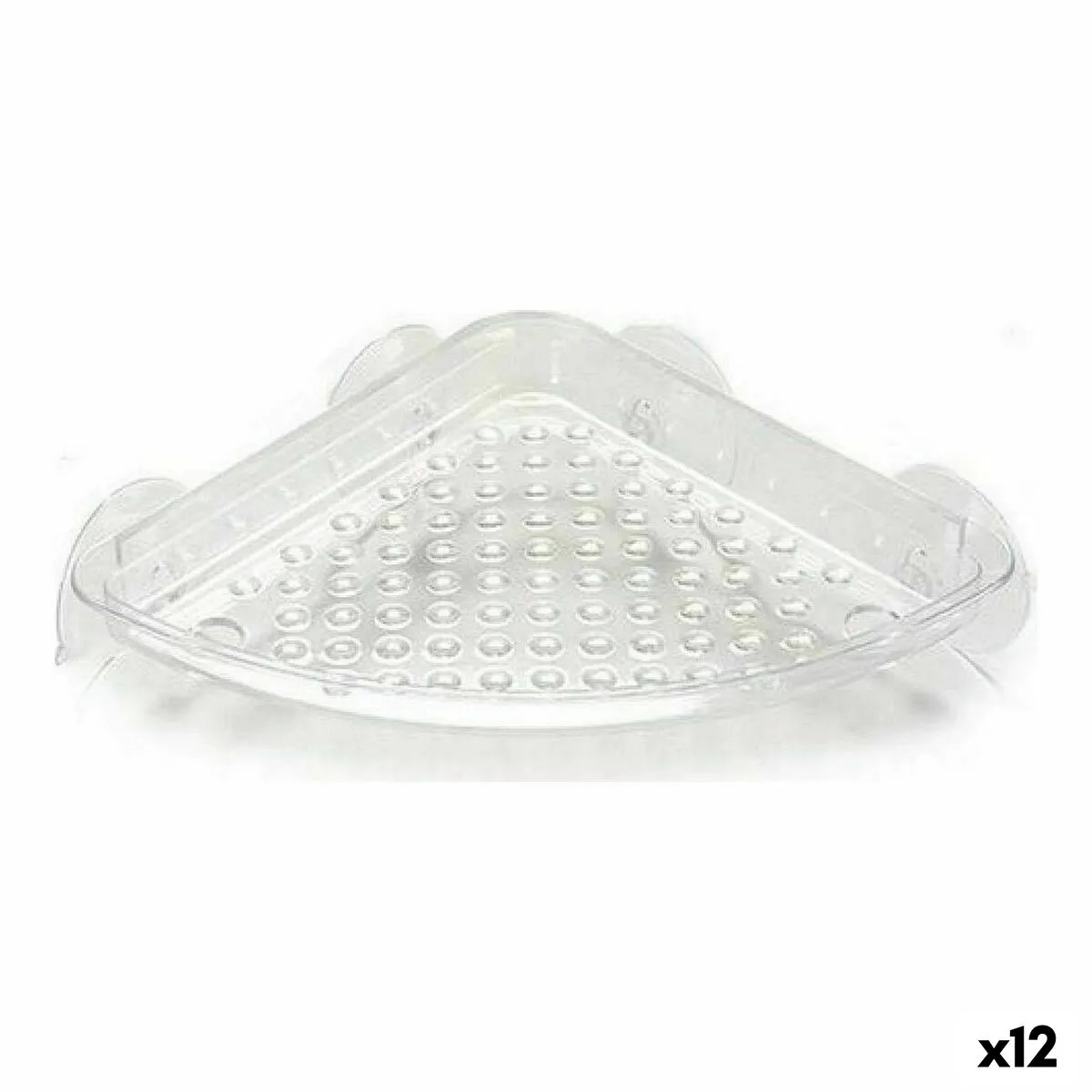 Mensole Trasparente PVC polistirene 18 x 5 x 25 cm