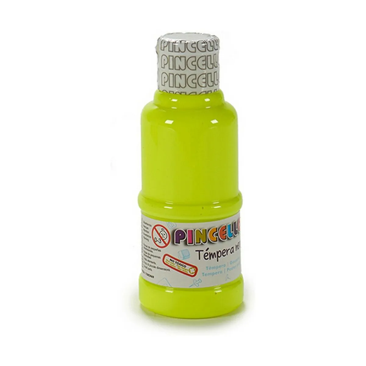 Tempere Neon Giallo 120 ml (12 Unità)