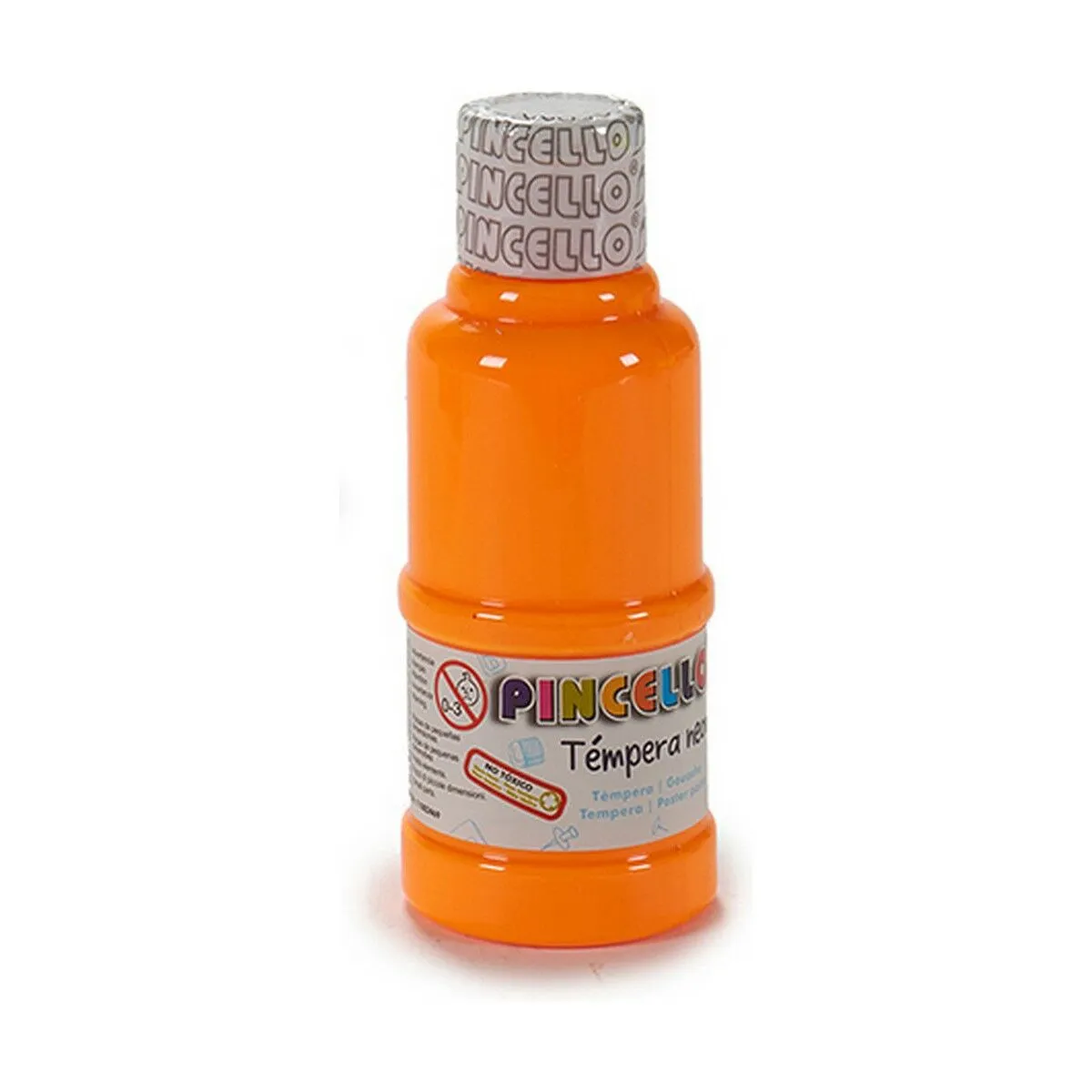 Tempere Neon Arancio 120 ml (12 Unità)