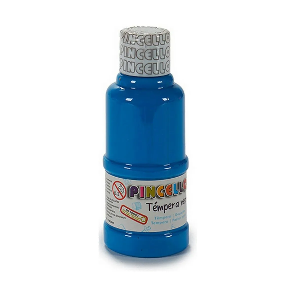 Tempere Neon Azzurro 120 ml (12 Unità)