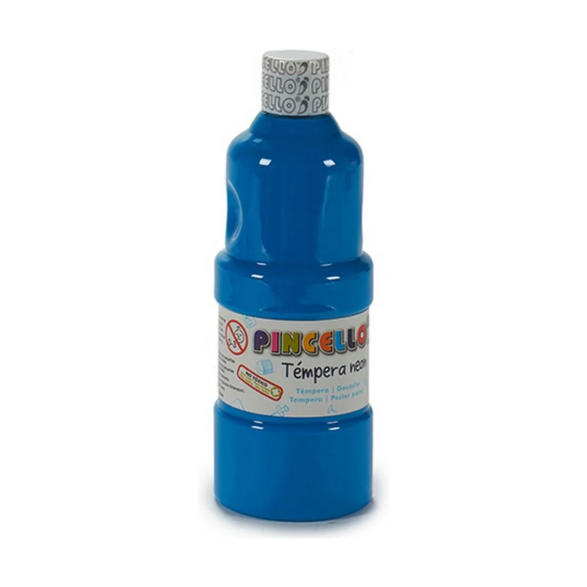 Tempere Neon Azzurro 400 ml (6 Unità)