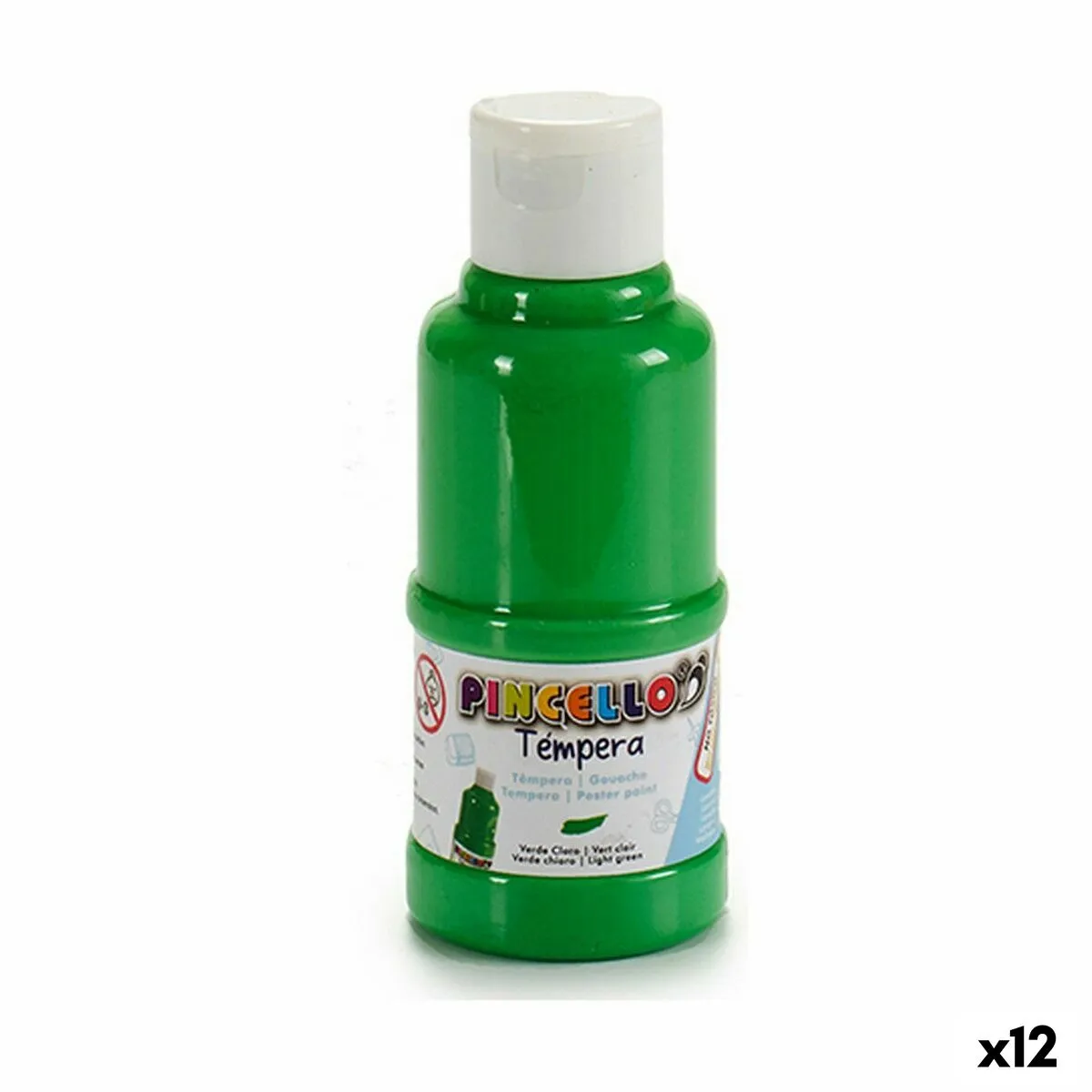 Tempere Verde (120 ml) (12 Unità)