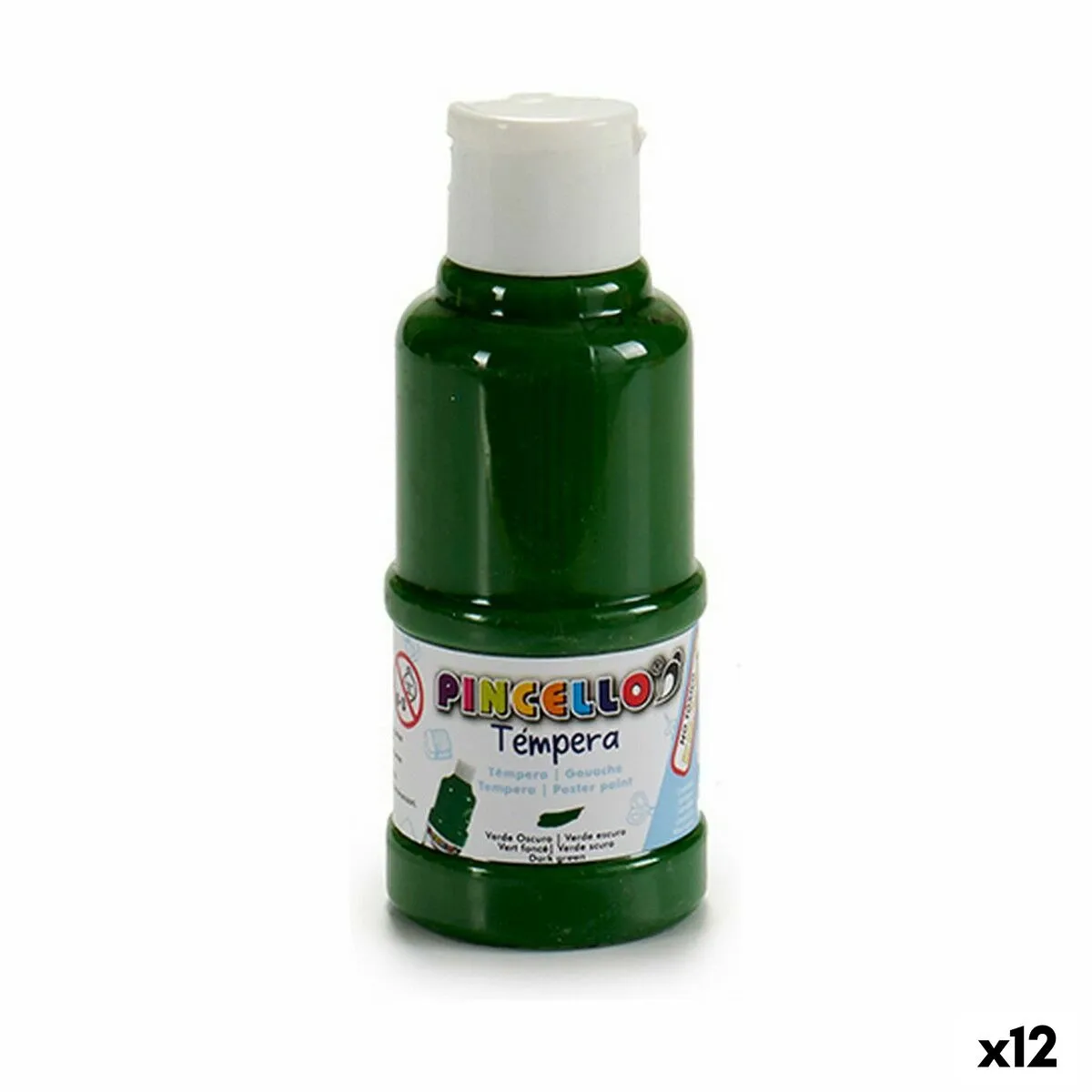 Tempere 120 ml Verde scuro (12 Unità)