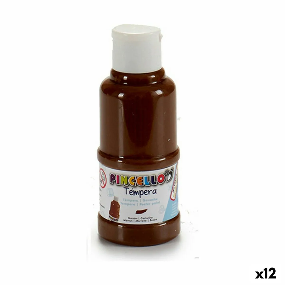 Tempere Marrone (120 ml) (12 Unità)