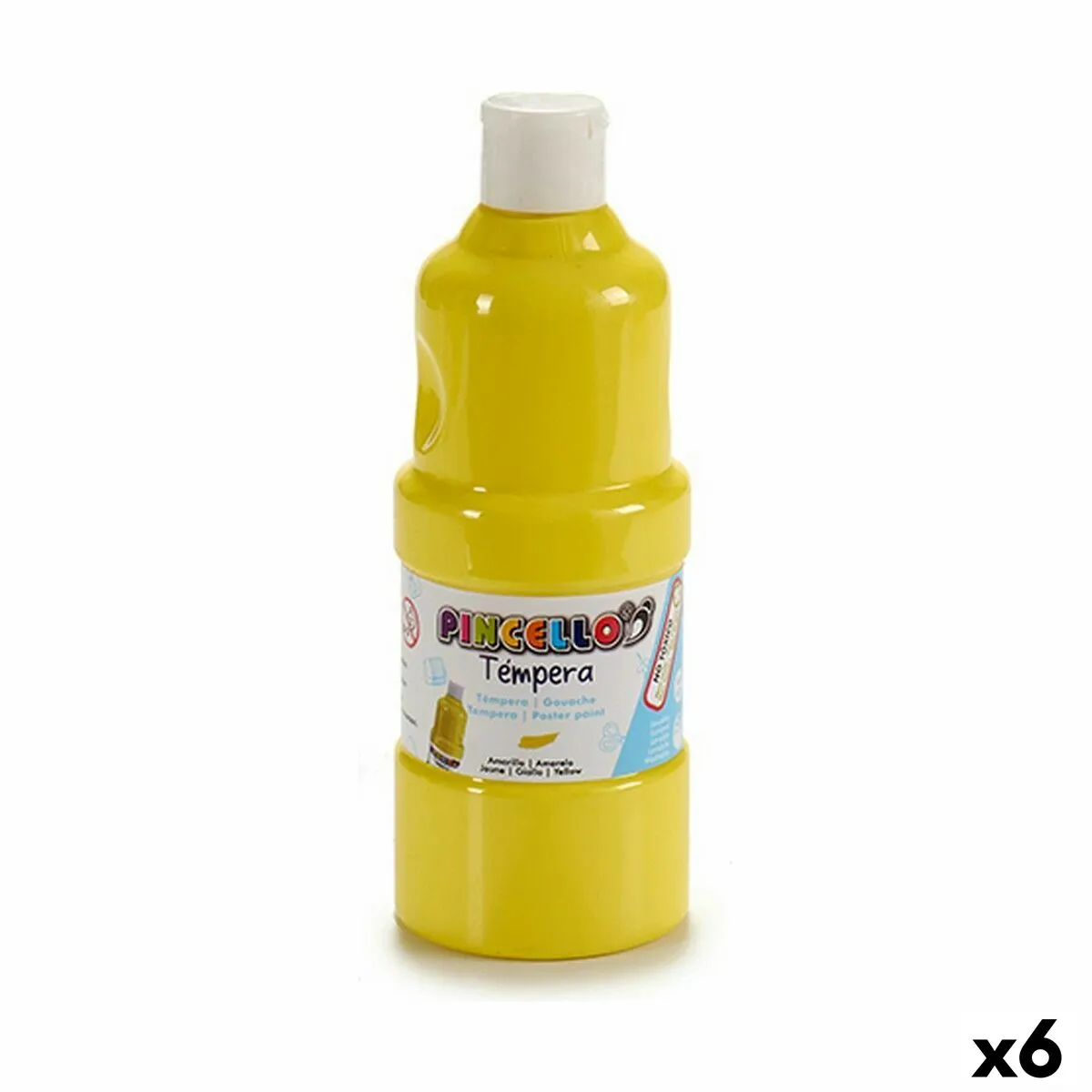 Tempere Giallo 400 ml (6 Unità)