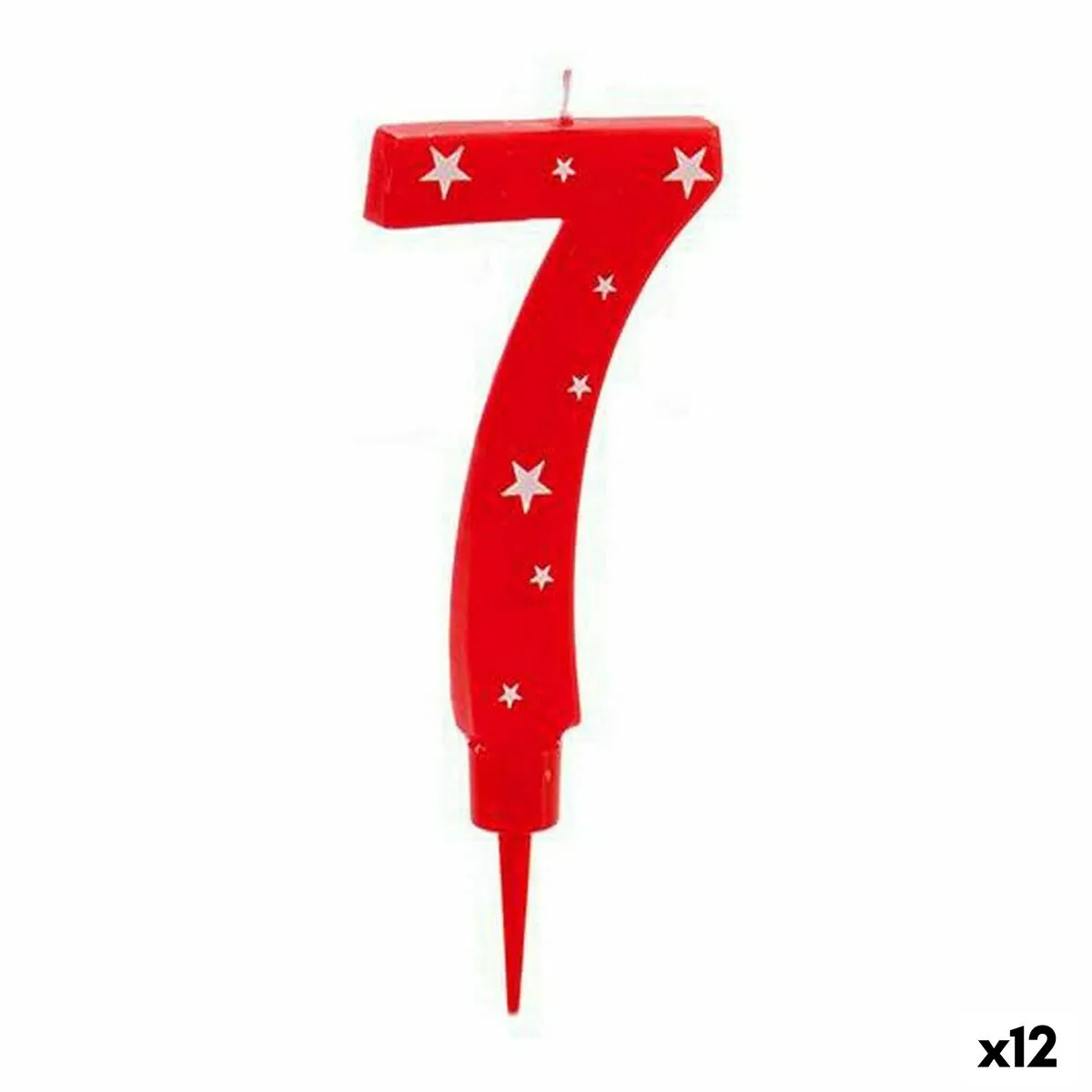 Candela Compleanno Numeri 7 (12 Unità)