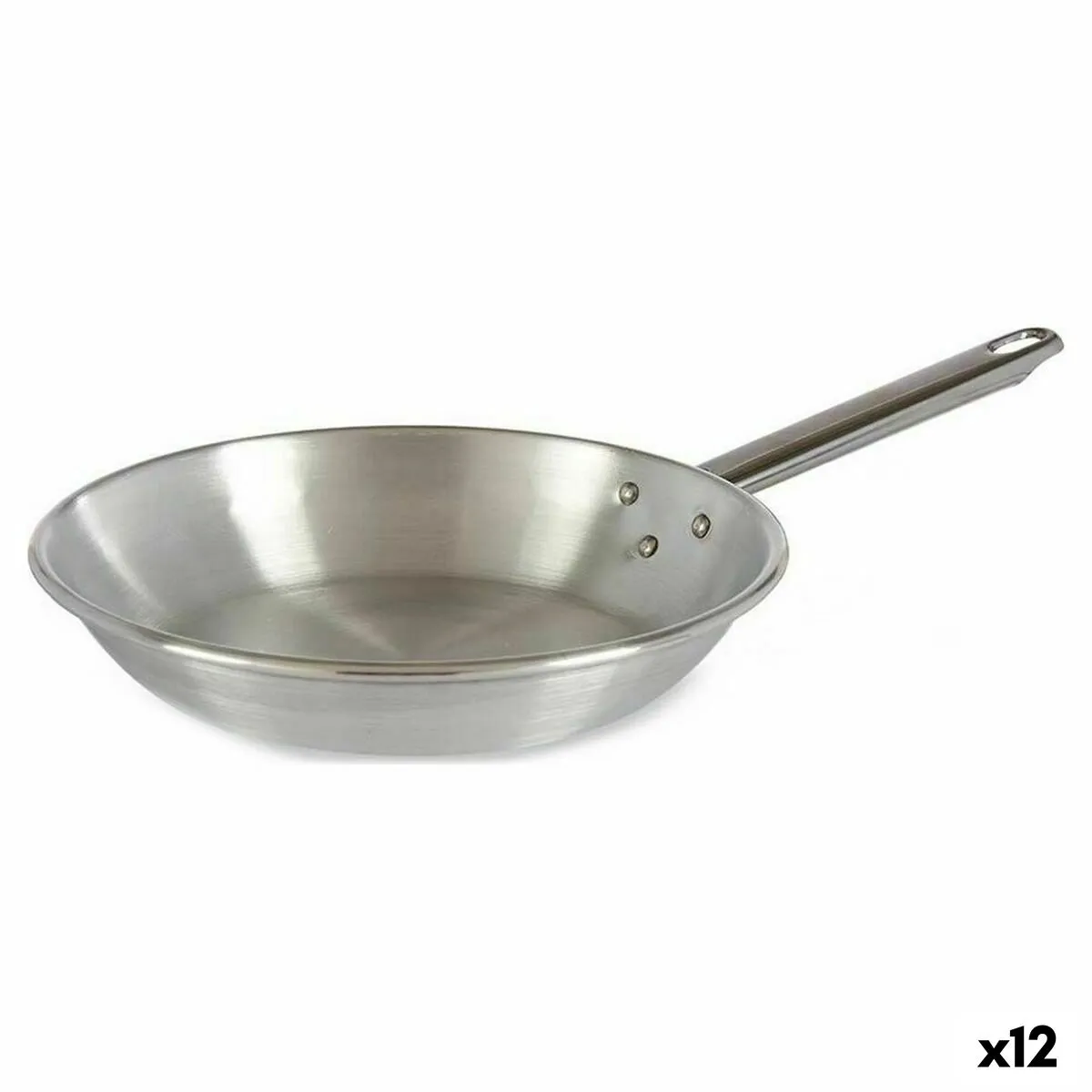 Padella Ø 24 cm Argentato Alluminio 12 Unità