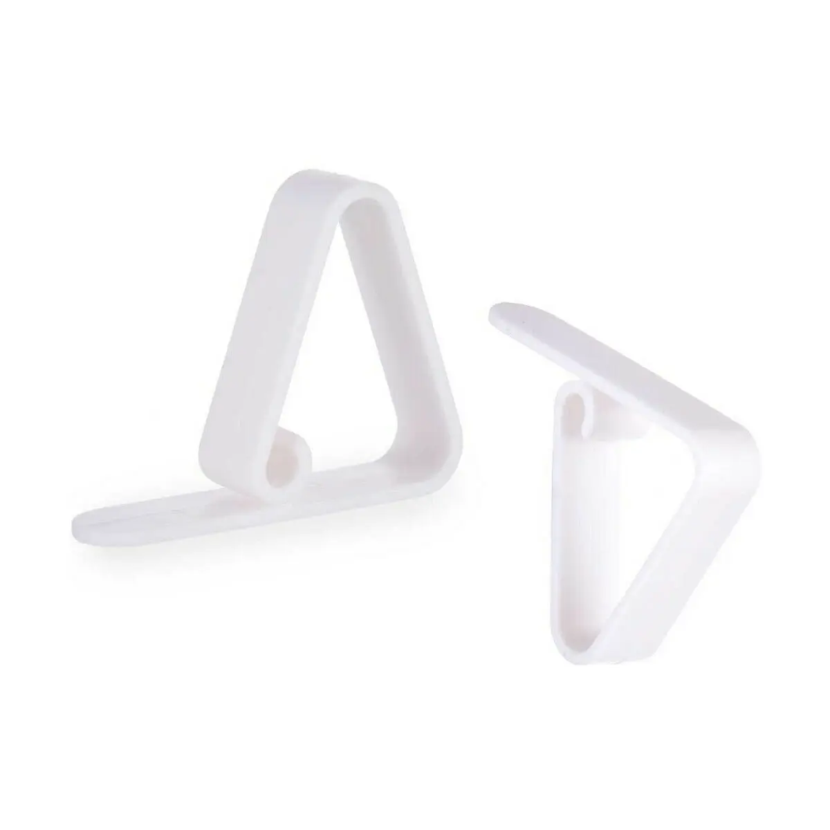 Molletta per Mantenere la Tovaglia Bianco Plastica (5,5 x 4,5 x 1,5 cm) (12 Unità)