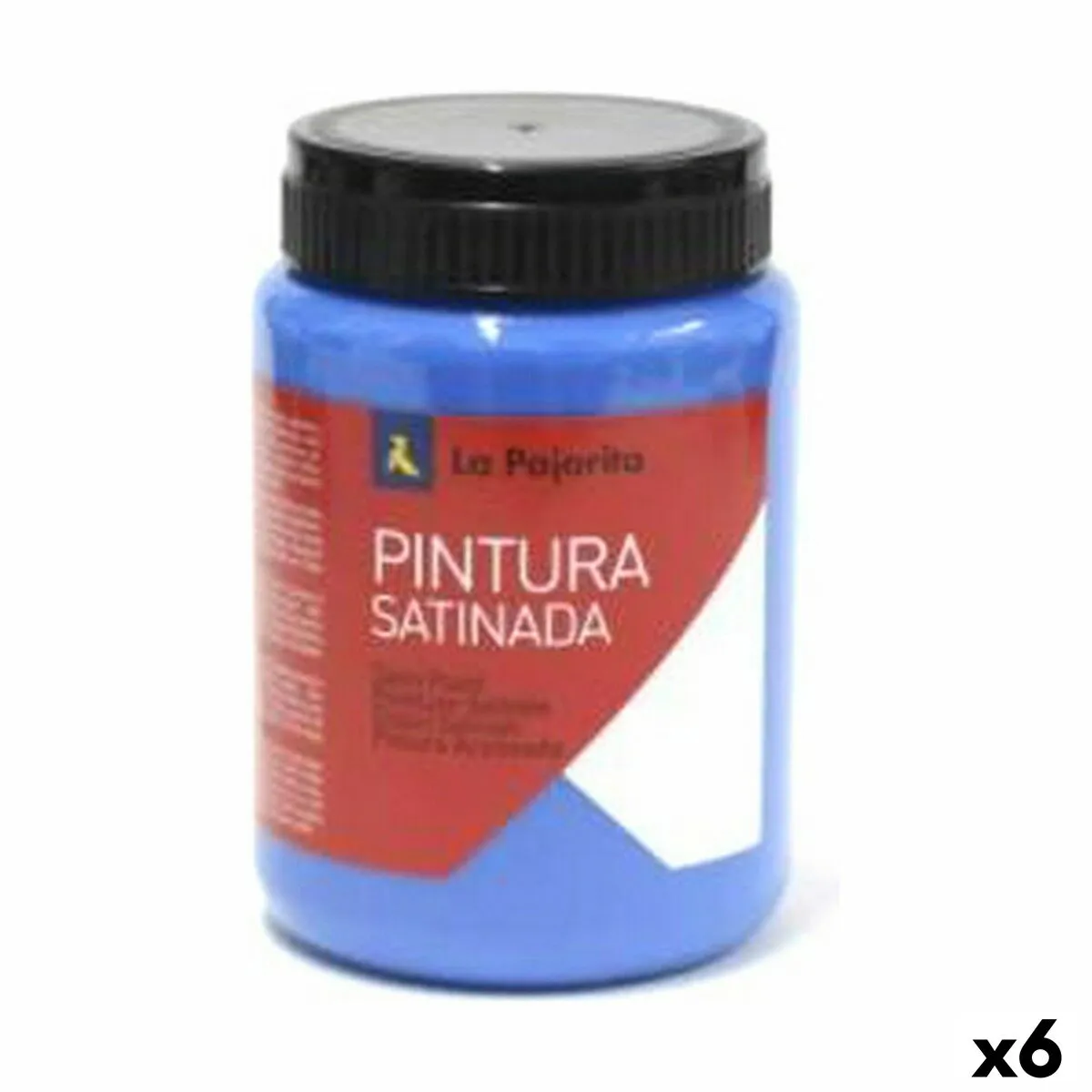 Pittura a tempera La Pajarita Intense L-12 Azzurro Raso (35 ml) (6 Unità)